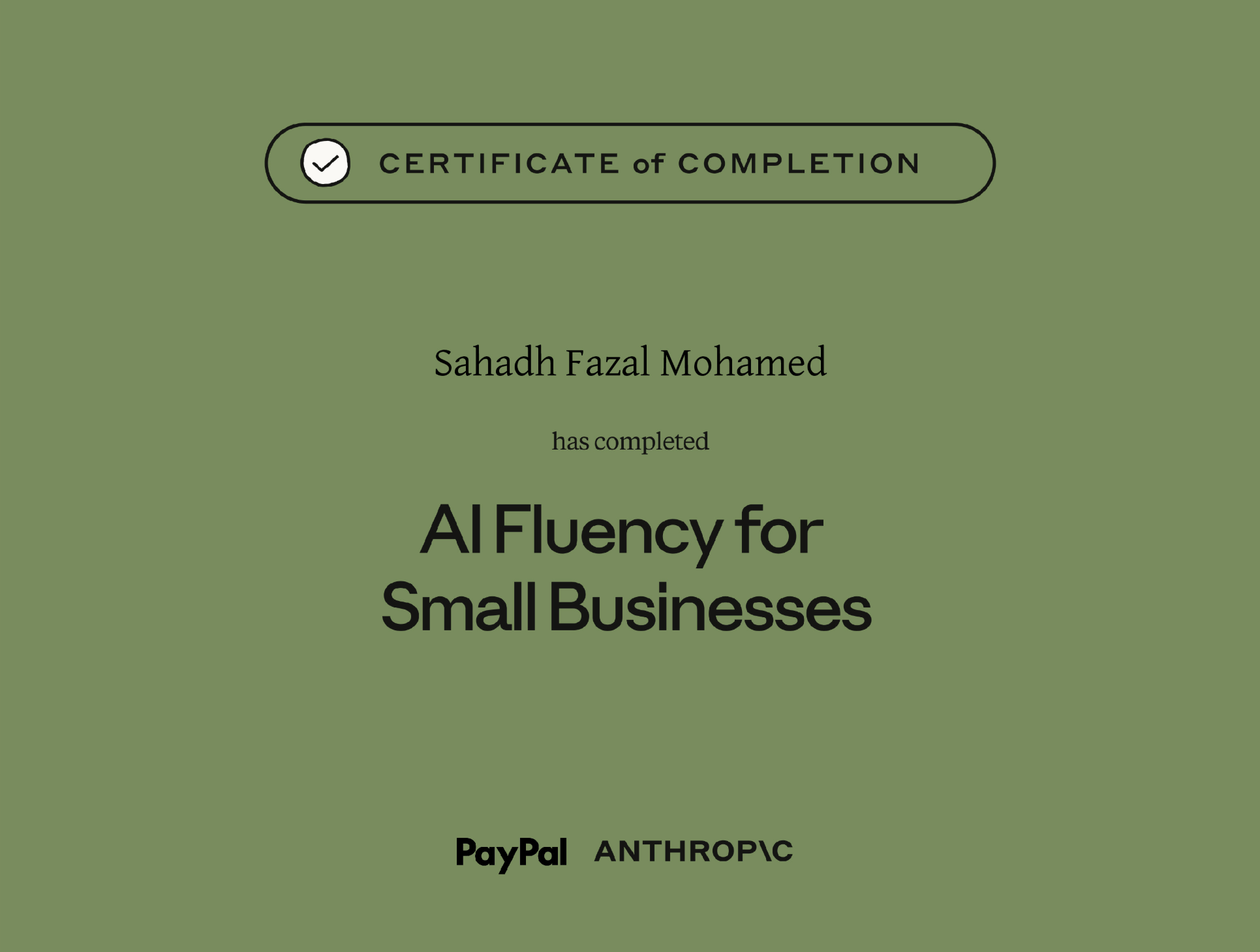 AI Fluency for Small Businesses