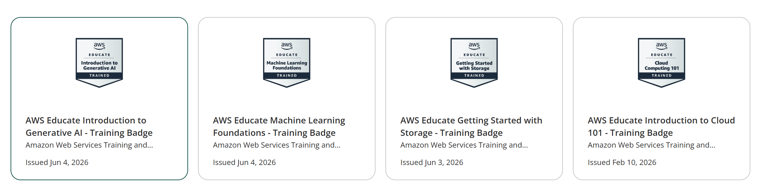 AWS Cloud Foundations